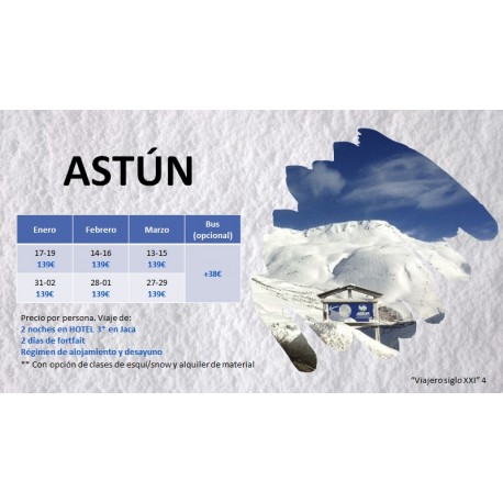 VIAJES DE ESQUI DE ASTUN